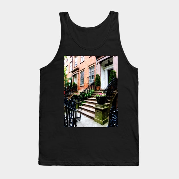 Manhattan NY - Chelsea Brownstone Tank Top by SusanSavad